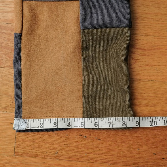 Jaded London Women's Mixed Patchwork Corduroy Trousers High Waisted Size 24 - Picture 5 of 11